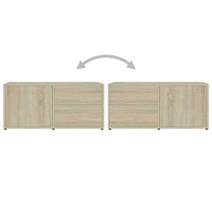 TV stolek dub sonoma 80 x 34 x 36 cm kompozitní dřevo - obrázek 9