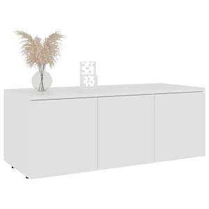 TV stolek bílý 80 x 34 x 30 cm kompozitní dřevo - obrázek 7