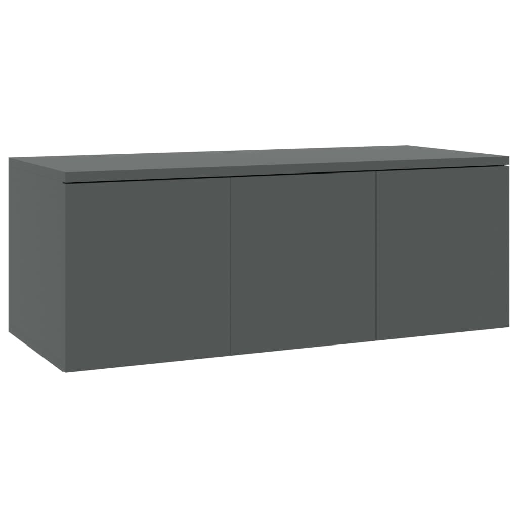 

vidaXL TV Cabinet Gray 31.5"x13.4"x11.8" Engineered Wood