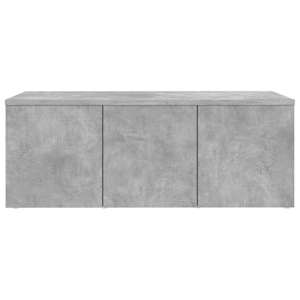 TV stolek betonově šedý 80 x 34 x 30 cm kompozitní dřevo - obrázek 4