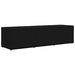 TV stolek černý 120 x 34 x 30 cm kompozitní dřevo - obrázek 2