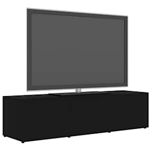 TV stolek černý 120 x 34 x 30 cm kompozitní dřevo - obrázek 3