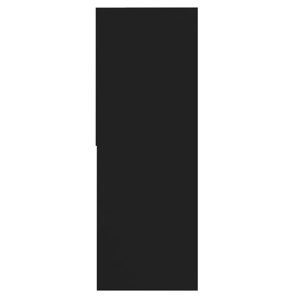 Libreria Nera 67x24x161 Cm In Truciolato VidaXL 19 width=274