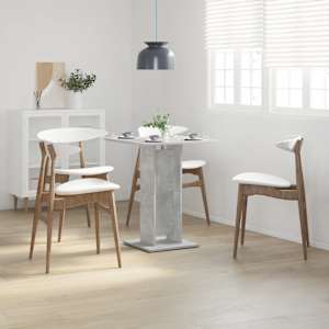 Bistro stolek betonově šedý 60 x 60 x 75 cm kompozitní dřevo - obrázek 3
