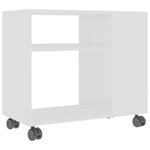 vidaXL lisalaud, valge, 70 x 35 x 60,5 cm tehispuit