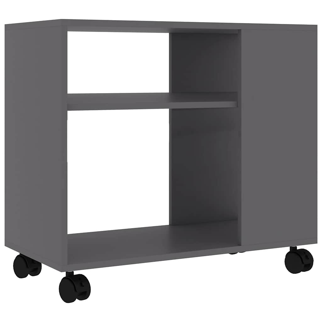 

vidaXL Side Table Gray 27.6"x13.8"x21.7" Engineered Wood