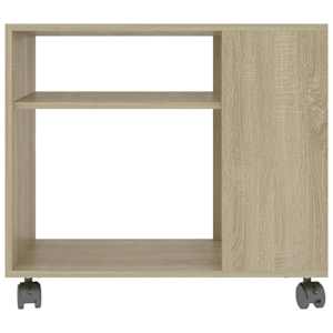 Odkládací stolek sonoma dub 70x35x55 cm kompozitní dřevo - obrázek 4