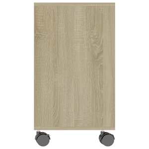 Odkládací stolek sonoma dub 70x35x55 cm kompozitní dřevo - obrázek 5