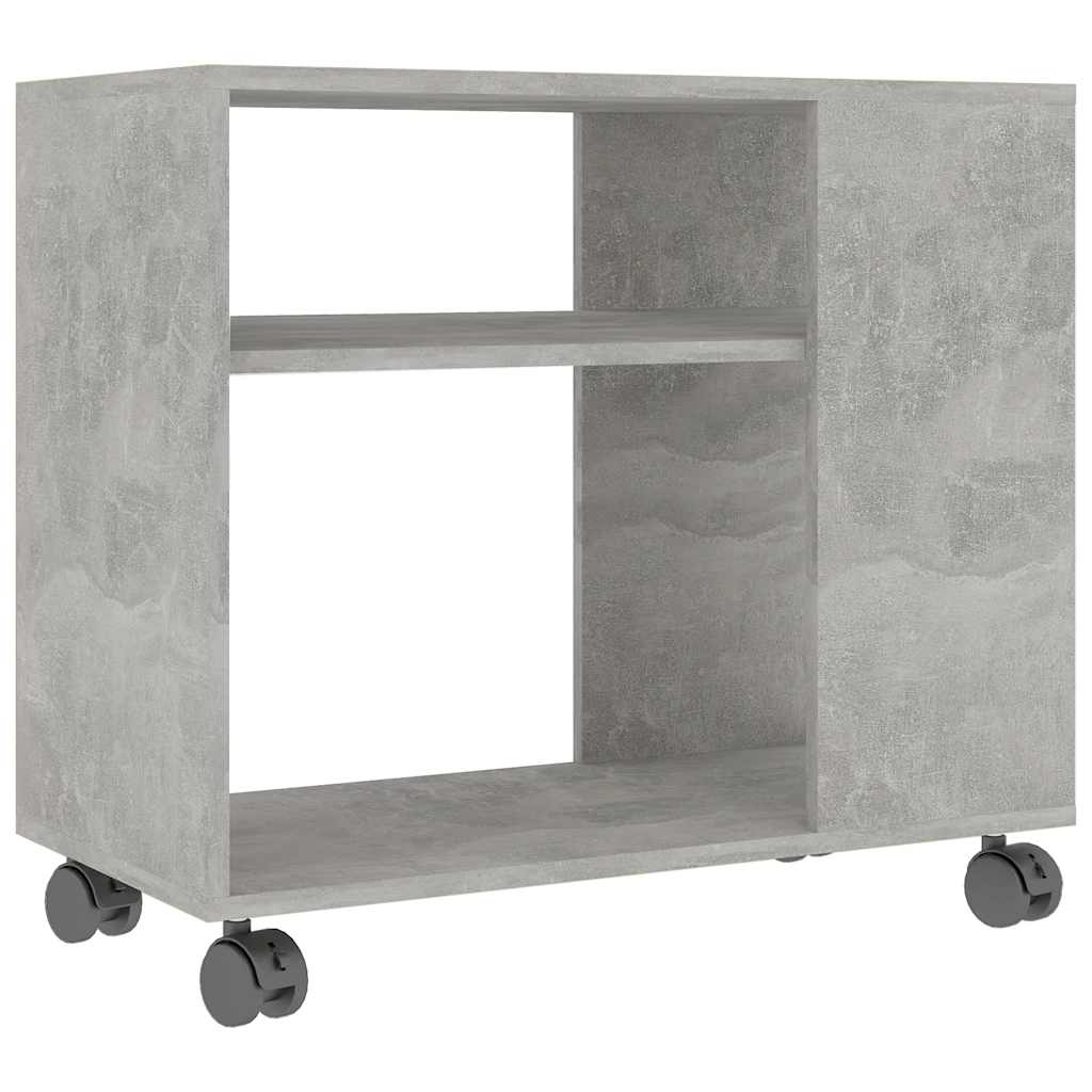 

vidaXL Side Table Concrete Gray 27.6"x13.8"x21.7" Engineered Wood
