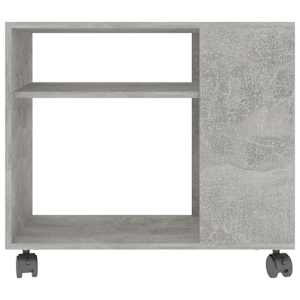 Odkládací stolek betonově šedý 70x35x55 cm kompozitní dřevo - obrázek 4