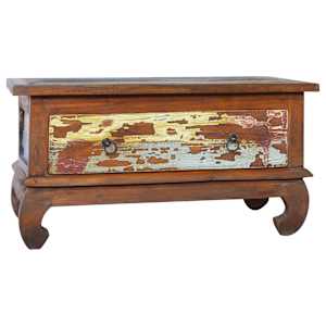 Konferenční stolek 80 x 50 x 40 cm recyklované teakové dřevo - obrázek 12