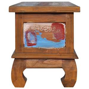 TV stolek 110 x 35 x 40 cm recyklované teakové dřevo - obrázek 4