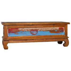 TV stolek 110 x 35 x 40 cm recyklované teakové dřevo - obrázek 5
