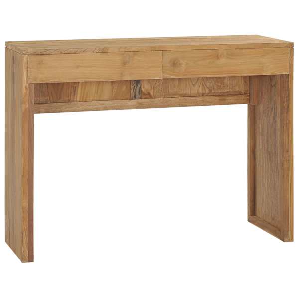 vidaXL konsoollaud 100 x 35 x 75 cm toekast tiikpuust