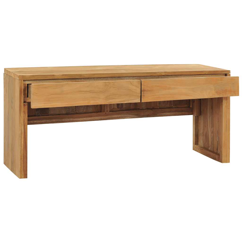 vidaXL Tv-meubel 100x35x45 cm massief teakhout afbeelding
