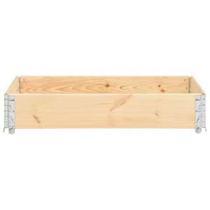 Paletový nástavec 50 x 100 cm masivní borové dřevo - obrázek 3