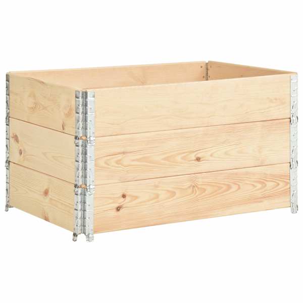vidaXL kaubaaluste &auml;&auml;red 3 tk 50 x 100 cm toekas m&auml;nnipuit