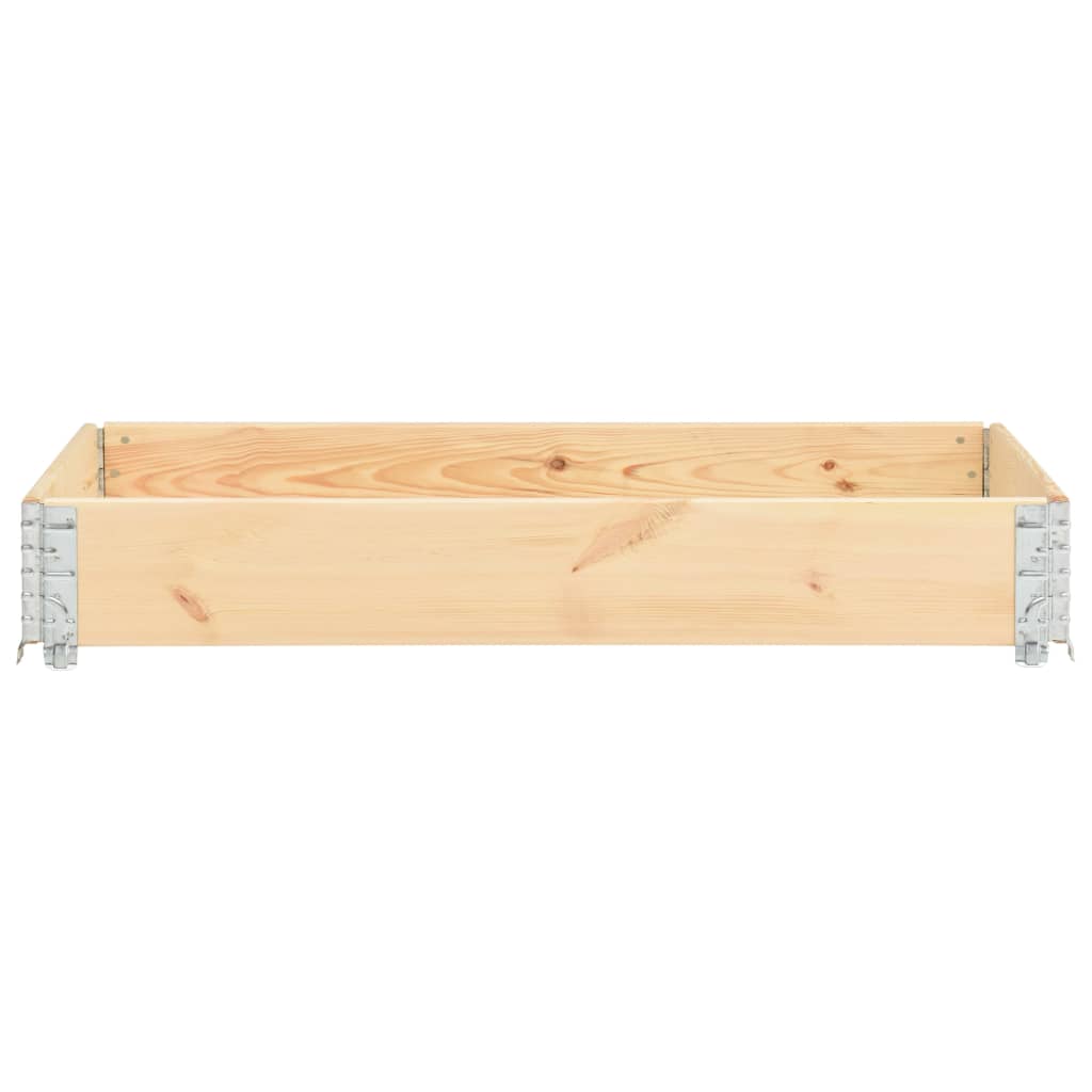

vidaXL Palletopzetrand 50x150 cm massief grenenhout