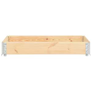 vidaXL Pallet Collar 50x150 cm Solid Pine Wood