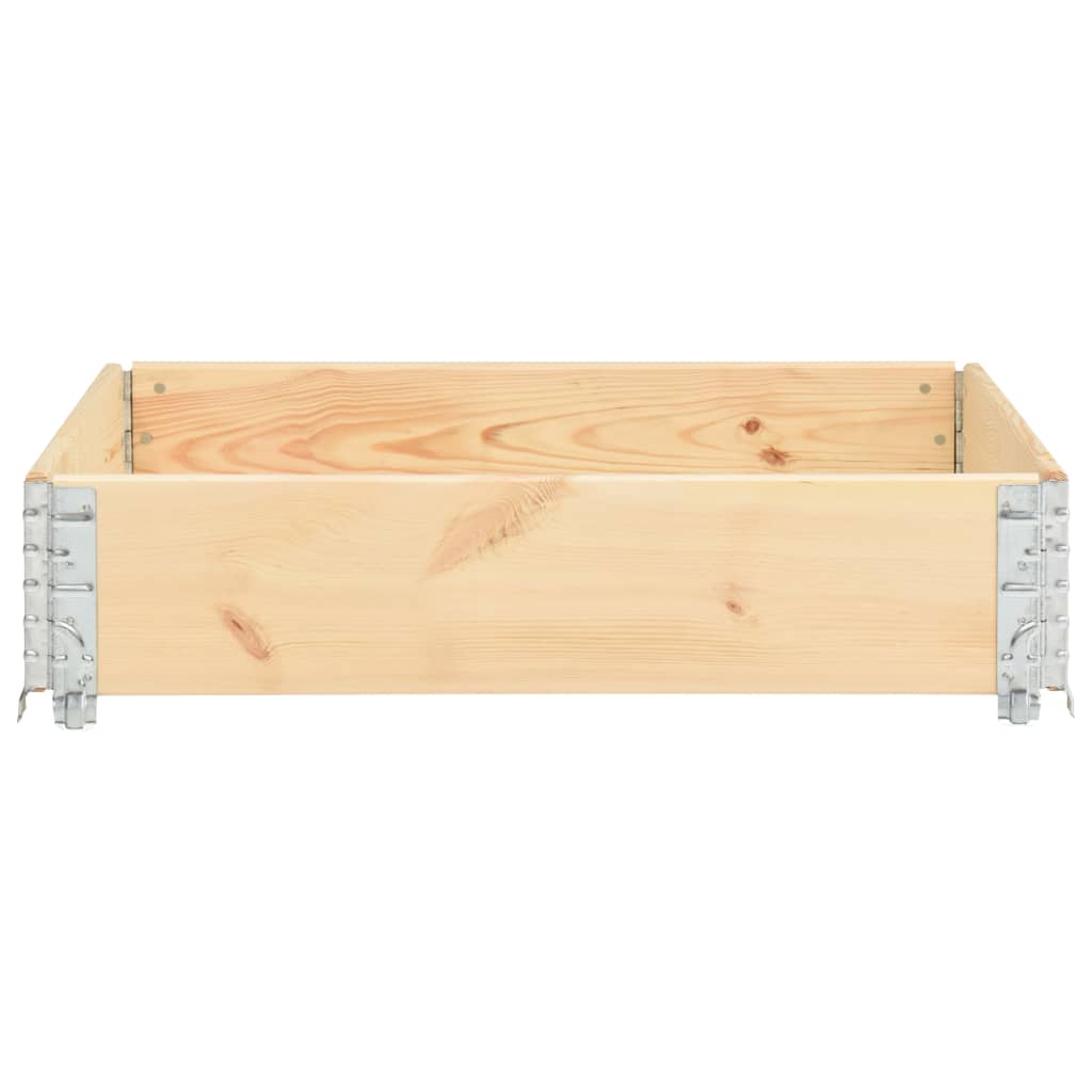 

vidaXL Palletopzetrand 100x100 cm massief grenenhout