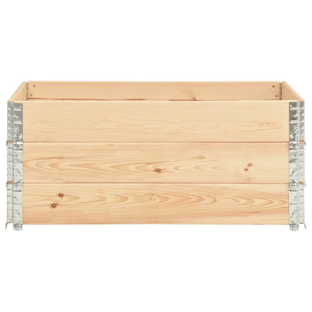 vidaXL Palletopzetranden 3 st 100x150 cm massief grenenhout afbeelding