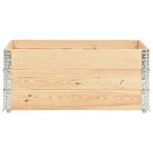 Paletové nástavce 3 ks 100 x 150 cm masivní borové dřevo - obrázek 3