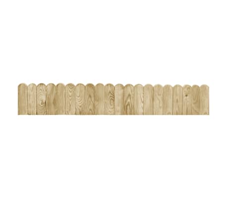 vidaXL Border Rolls 3 pcs 120 cm Impregnated Pinewood