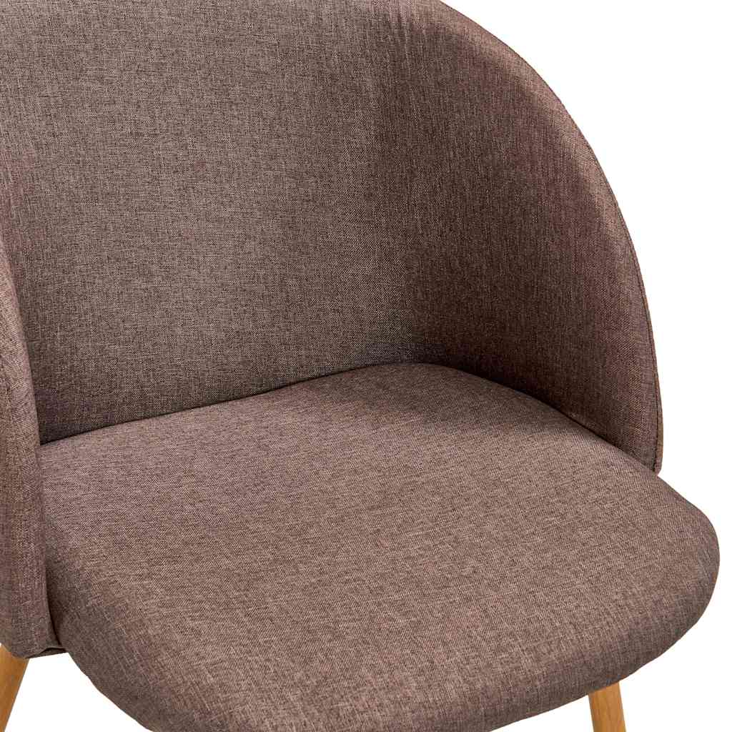 5dílný jídelní set textil hnědý - obrázek 12