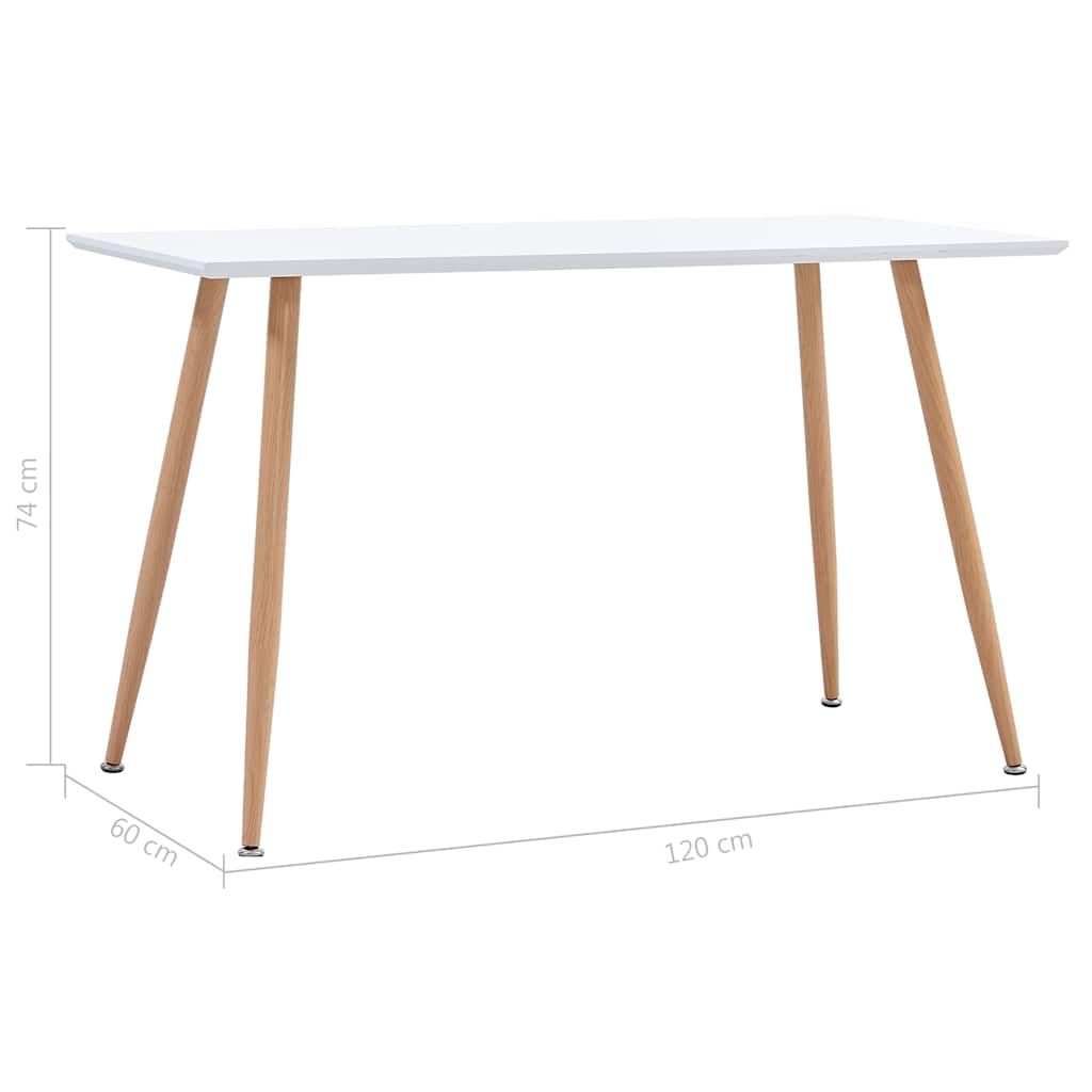 7dílný jídelní set textil žlutý - obrázek 12