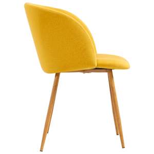 3dílný jídelní set textil žlutý - obrázek 8