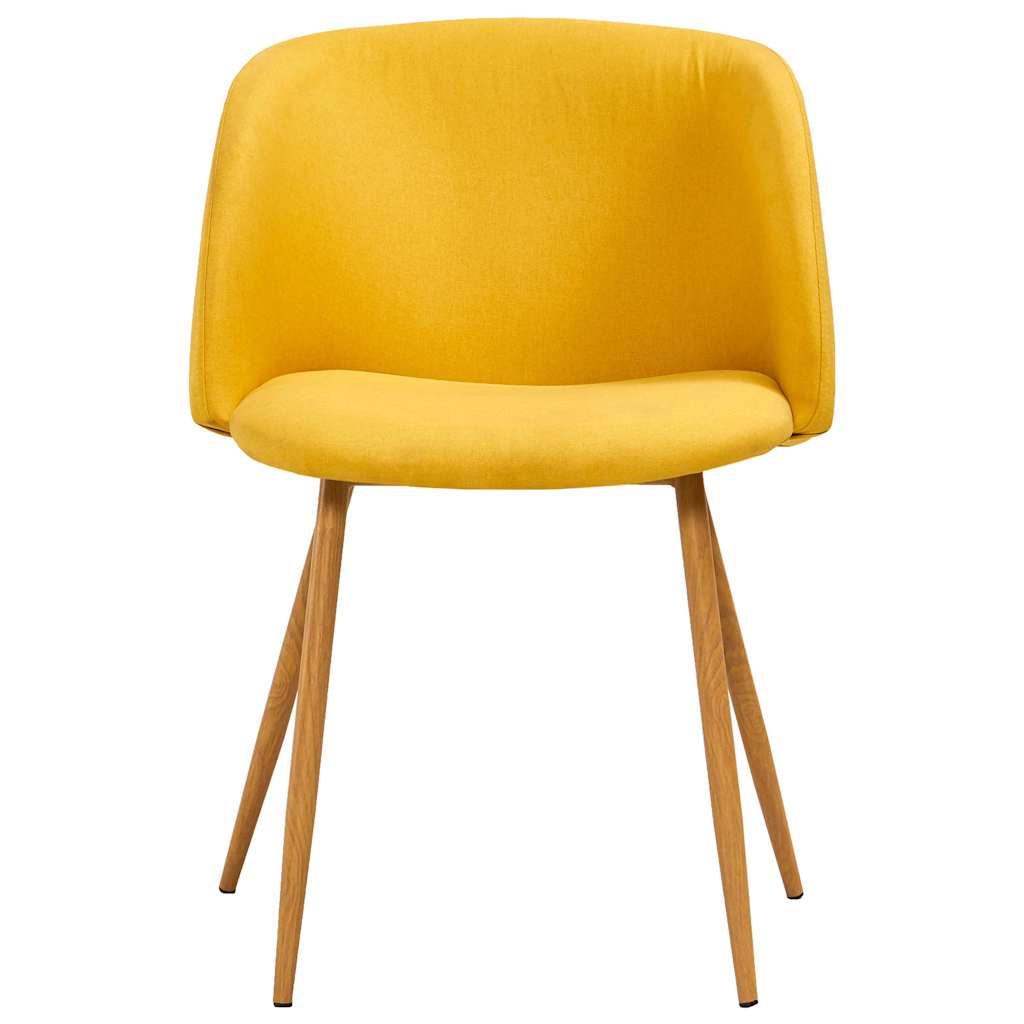 3dílný jídelní set textil žlutý - obrázek 6