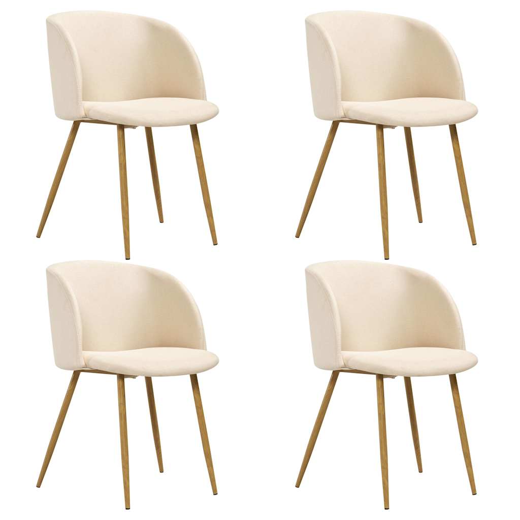 5dílný jídelní set textil krémový - obrázek 4