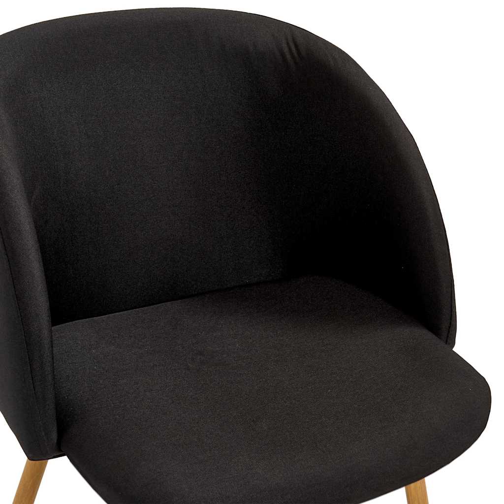 3dílný jídelní set textil černý - obrázek 10