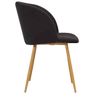 5dílný jídelní set textil černý - obrázek 8