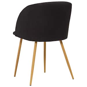 5dílný jídelní set textil černý - obrázek 7