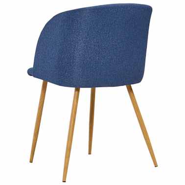 vidaXL Juego de comedor 5 piezas tela azul | vidaXL.es vidaXL Juego de comedor 5 piezas tela azul | vidaXL.es