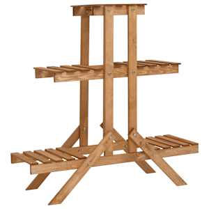 vidaXL taimealus, 83 x 25 x 83 cm, nulupuit