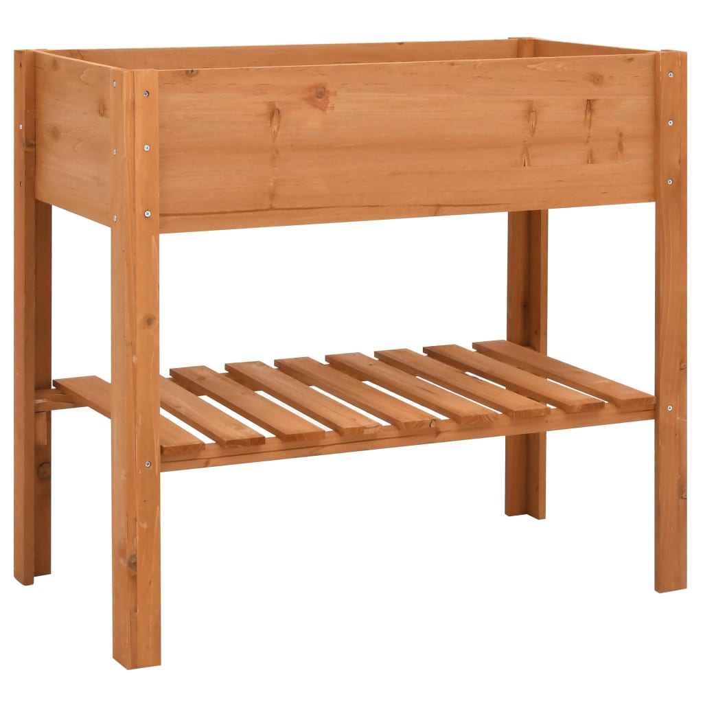 

vidaXL Planter 34.6"x16.9"x31.5" Firwood