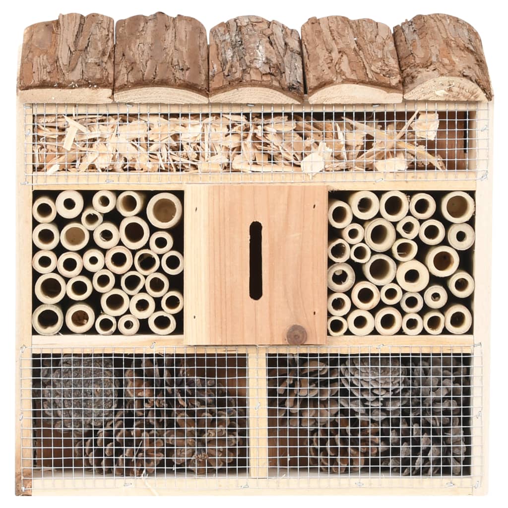 Thumbnail - vidaXL Insektenhotel 30x10x30 cm Tannenholz