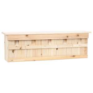 vidaXL varblaste pesakast 5 ruumi, 68 x 15 x 21 cm, nulupuit
