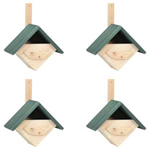 vidaXL lindude pesakastid, 4 tk, 24x16x30 cm, nulupuit