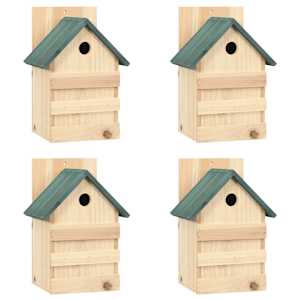 vidaXL lindude pesakastid, 4 tk, 23 x 19 x 33 cm, nulupuit