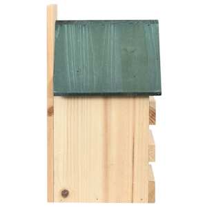 Ptačí budky 4 ks 23 x 19 x 33 cm jedlové dveře - obrázek 5