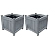 vidaXL taimelavad 2 tk 30 x 30 x 30 cm, nulupuit