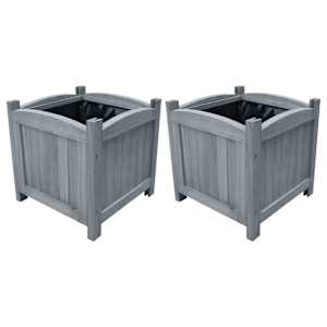 vidaXL taimelavad 2 tk 30 x 30 x 30 cm, nulupuit