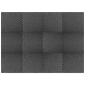 Podložky na zem 12 ks 4,32 m² EVA pěna černé - obrázek 3