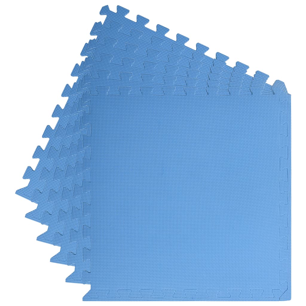 6 db kék EVA habszivacs padlószőnyeg 2,16 ㎡ 