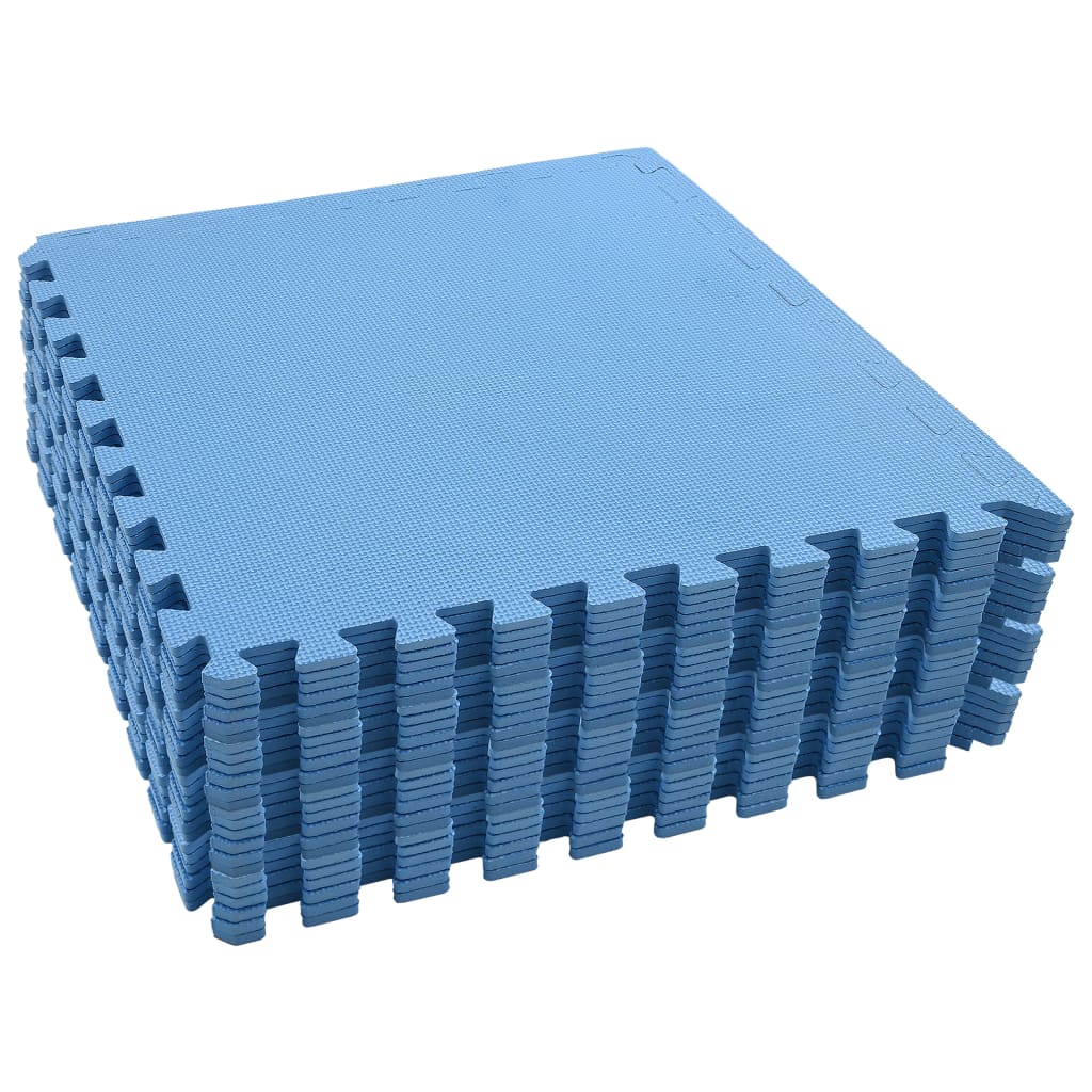 24 db kék EVA habszivacs padlószőnyeg 8,64 ㎡ 