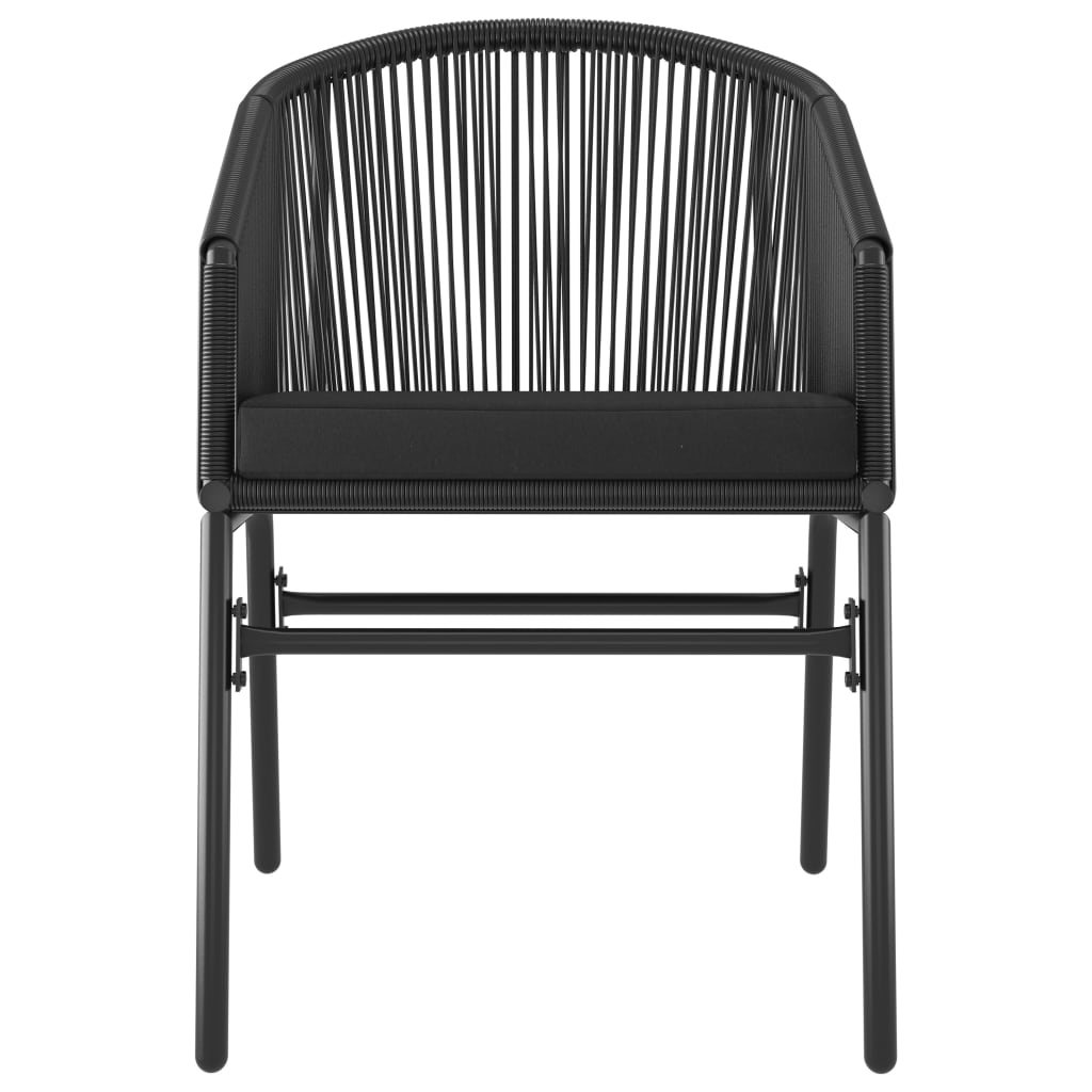 Градински трапезен комплект, 5 части, акация масив и PVC ратан