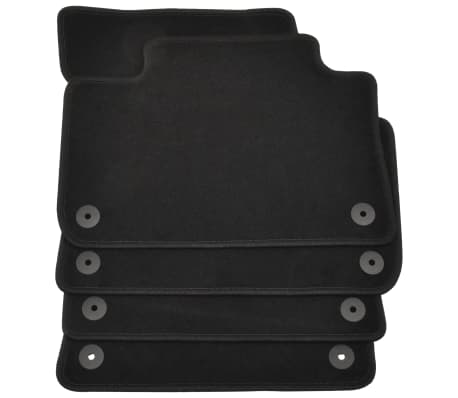 vidaXL 4 Piece Car Mat Set for Audi E-tron 55